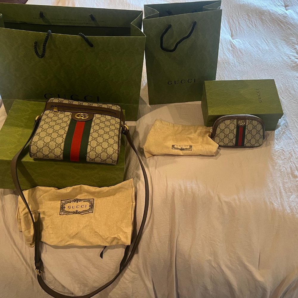 Gucci Ophidia Messenger and Cosmetic Case - Picture 3 of 3